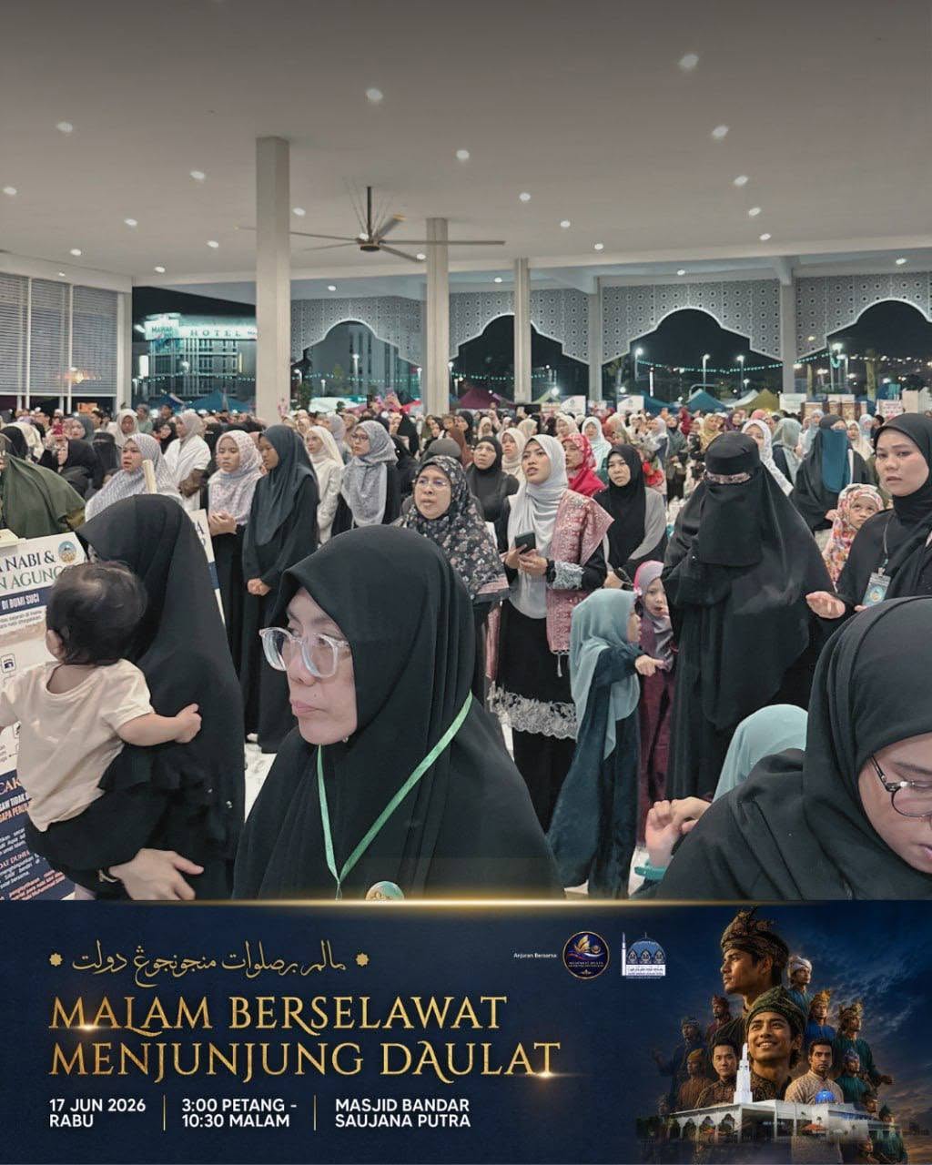 Malam Berselawat Menjunjung Daulat