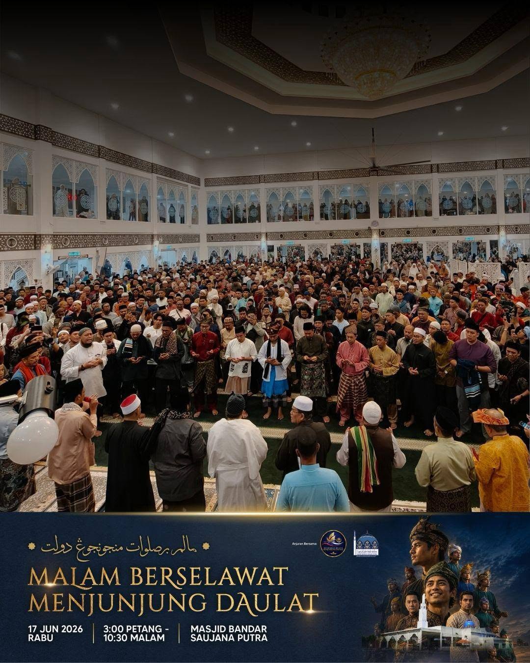 Malam Berselawat Menjunjung Daulat