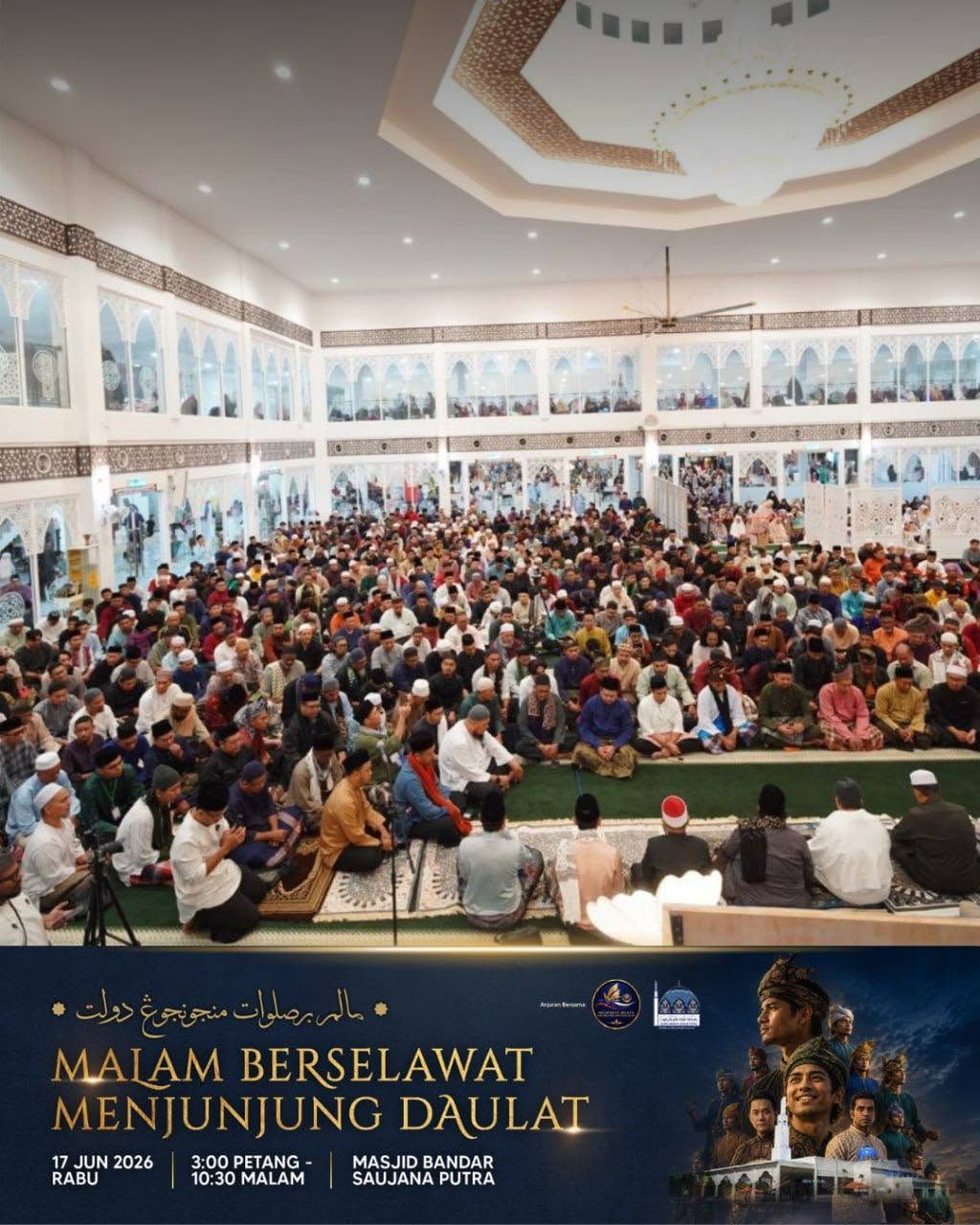 Malam Berselawat Menjunjung Daulat